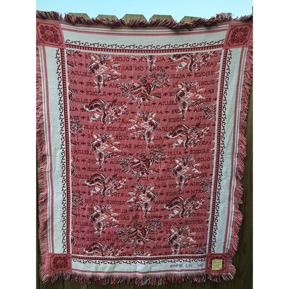 Crown Craft angel holiday Christmas blanket throw Made in USA - Picture 5 of 8